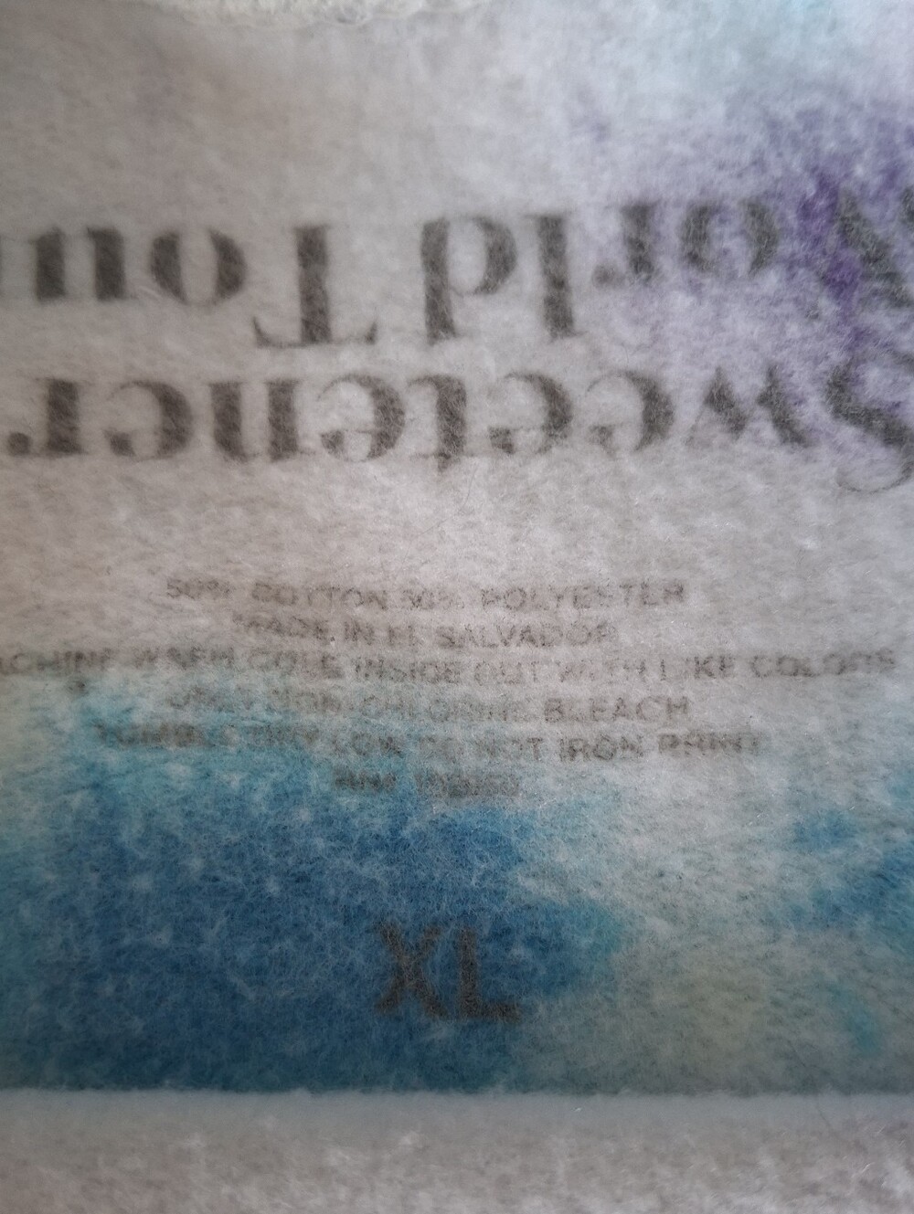 Ariana Grande Live in Concert Tie Dye Sweetener Tour Crewneck XL - Picture 6 of 9